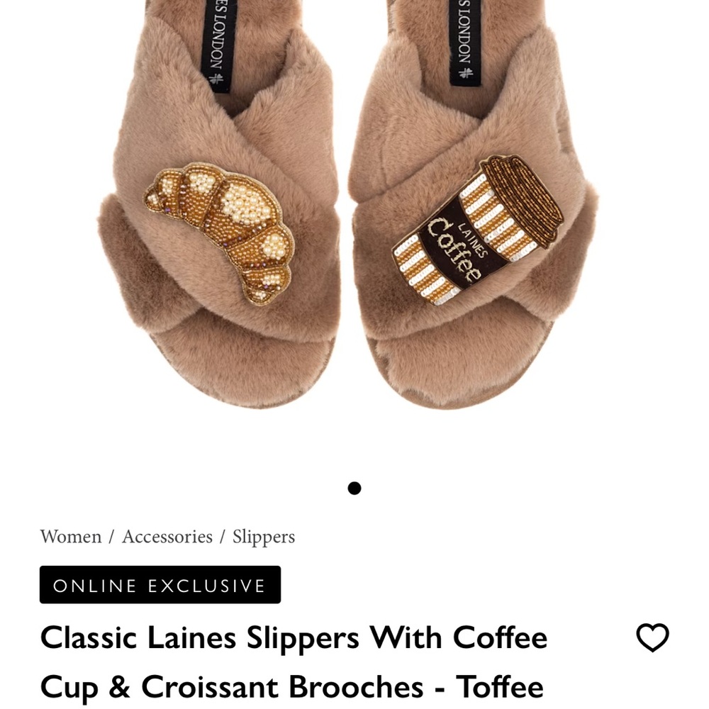 Brown Slippers with Embellishments - Picture 7 of 8